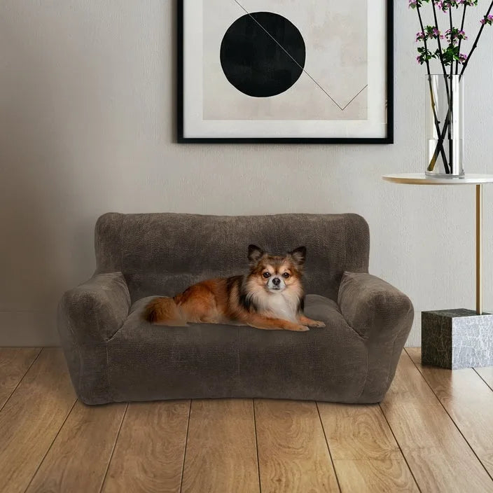 MCombo Pet Couch Sofa Bed Dog Bed for Small Medium Dogs, Fabric 0374