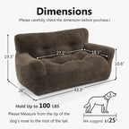MCombo Pet Couch Sofa Bed Dog Bed for Small Medium Dogs, Fabric 0374