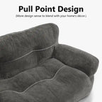 MCombo Pet Couch Sofa Bed Dog Bed for Small Medium Dogs, Fabric 0374