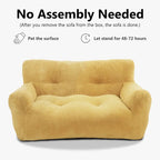MCombo Pet Couch Sofa Bed Dog Bed for Small Medium Dogs, Fabric 0374