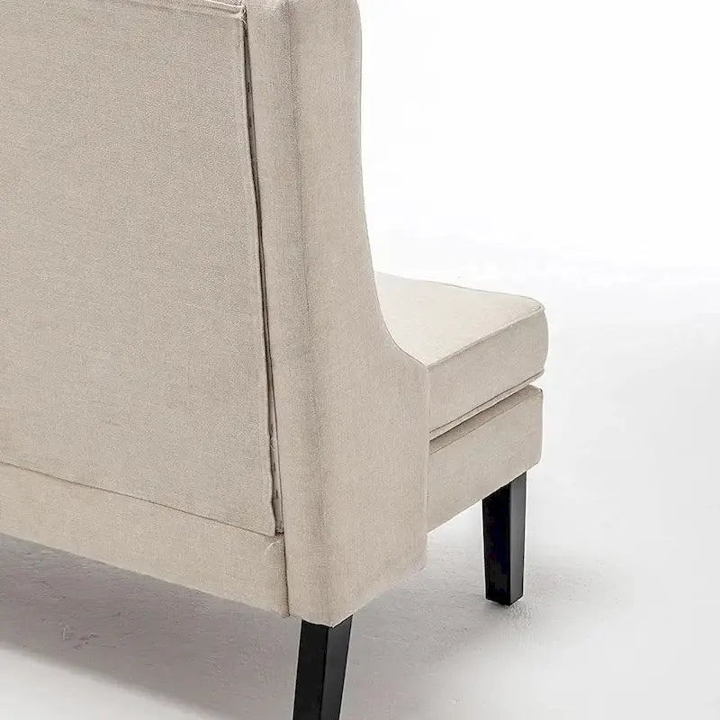 Modern Settee Bench ,loveseat Sofa Loveaseat Settee Sofa Bench High Back for Dining Living Room Hallway or Entryway Seating
