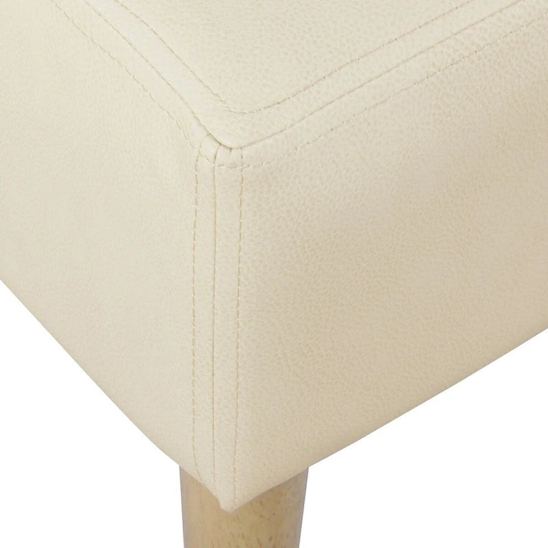 HomePop Tufted Coffee Table Ottoman - Full Leather