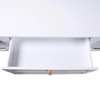 Modern Farmhouse Media Console with Solid Wood Legs