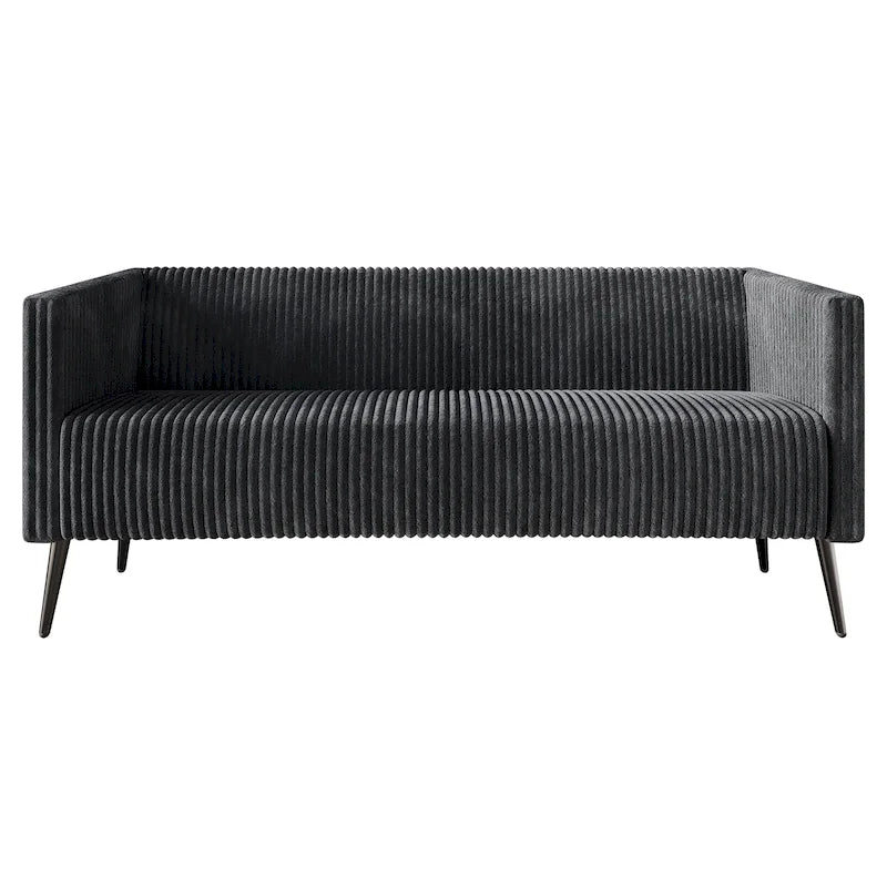 CraftPorch Corduroy Modern and Glamorous Velvet Upholstered Sofa