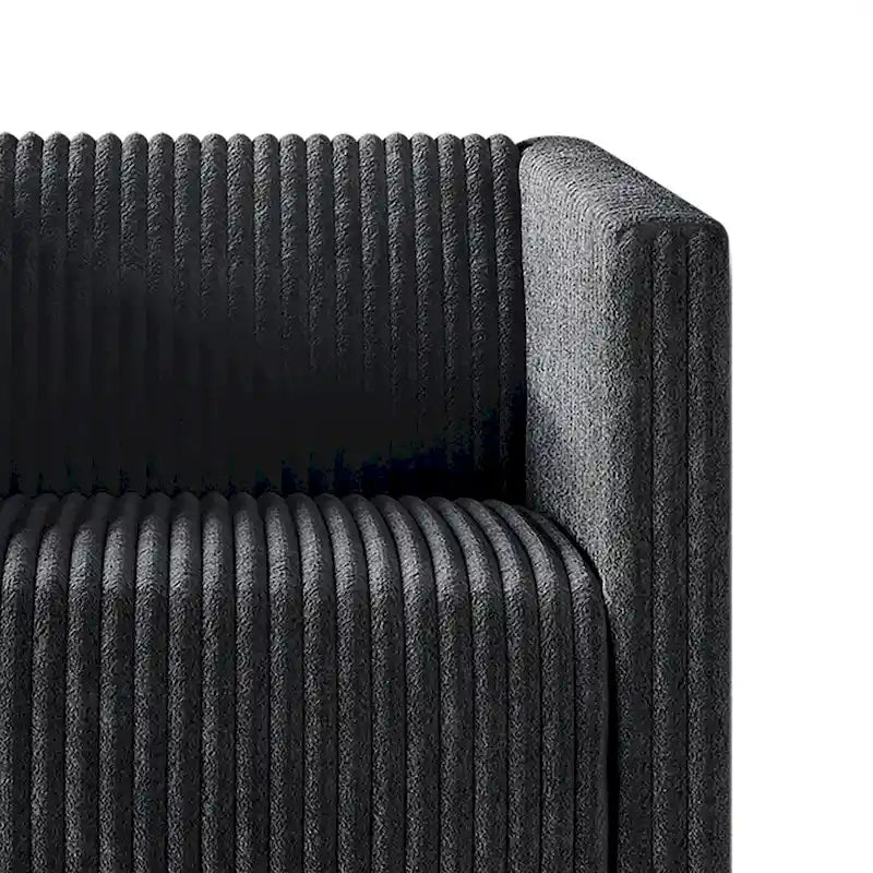 CraftPorch Corduroy Modern and Glamorous Velvet Upholstered Sofa