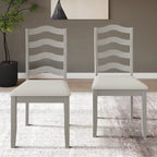 CraftPorch Sophistique Wooden Dining Chairs (Set of 2) - N/A