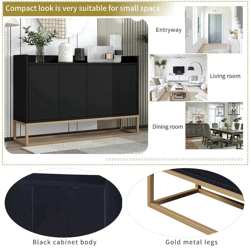 Sideboard Elegant Buffet Cabinet for Dining Room,Entryway
