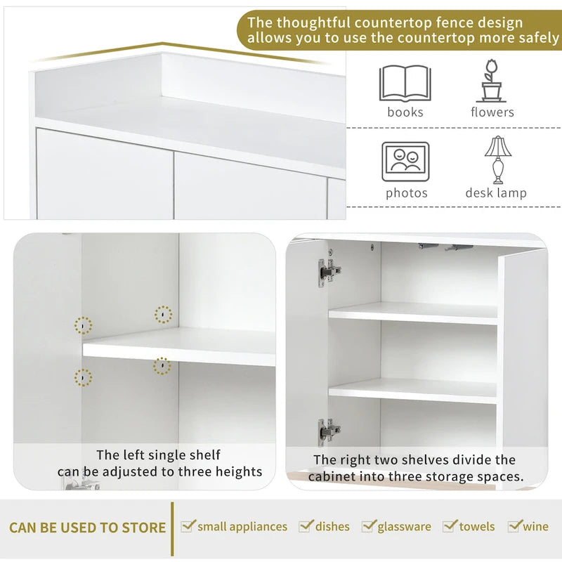 Sideboard Elegant Buffet Cabinet for Dining Room,Entryway