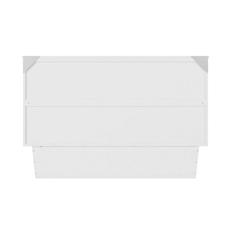 Monroe Queen Murphy Bed Chest with Mattress and Built-In Charger