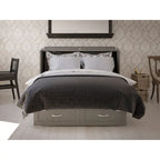 Monroe Queen Murphy Bed Chest with Mattress and Built-In Charger