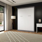 Nebula 65W Queen Murphy Bed, Space-Saving Wall Bed by Bestar