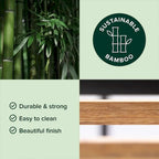 Priage by ZINUS Black Metal SmartBase 14 Inch Essential Mattress Foundation with Bamboo Slats