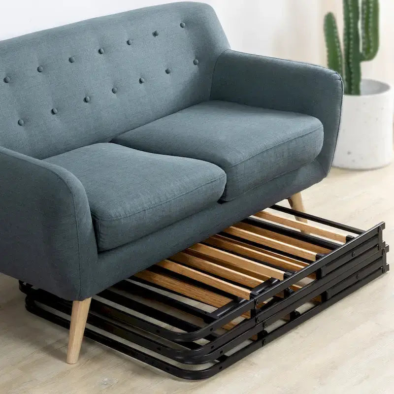Priage by ZINUS Black Metal SmartBase 14 Inch Essential Mattress Foundation with Bamboo Slats