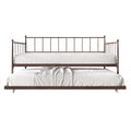 CraftPorch Minimalist Twin Size Metal Daybed with Trundle