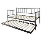 CraftPorch Minimalist Twin Size Metal Daybed with Trundle