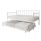 CraftPorch Minimalist Twin Size Metal Daybed with Trundle