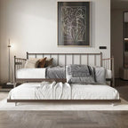 CraftPorch Minimalist Twin Size Metal Daybed with Trundle