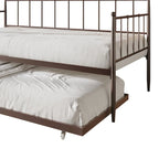CraftPorch Minimalist Twin Size Metal Daybed with Trundle