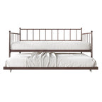 CraftPorch Minimalist Twin Size Metal Daybed with Trundle