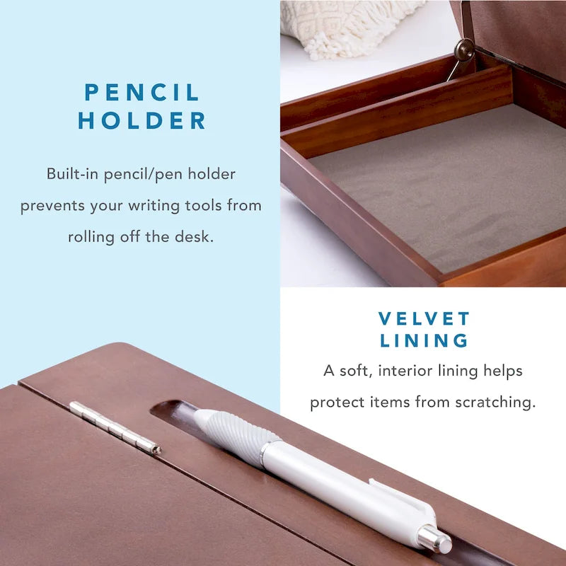 LapGear Schoolhouse Lap Desk with storage