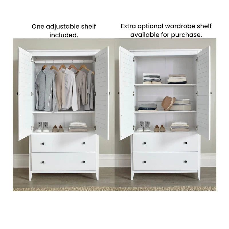 Grain Wood Furniture Greenport 2-door Armoire