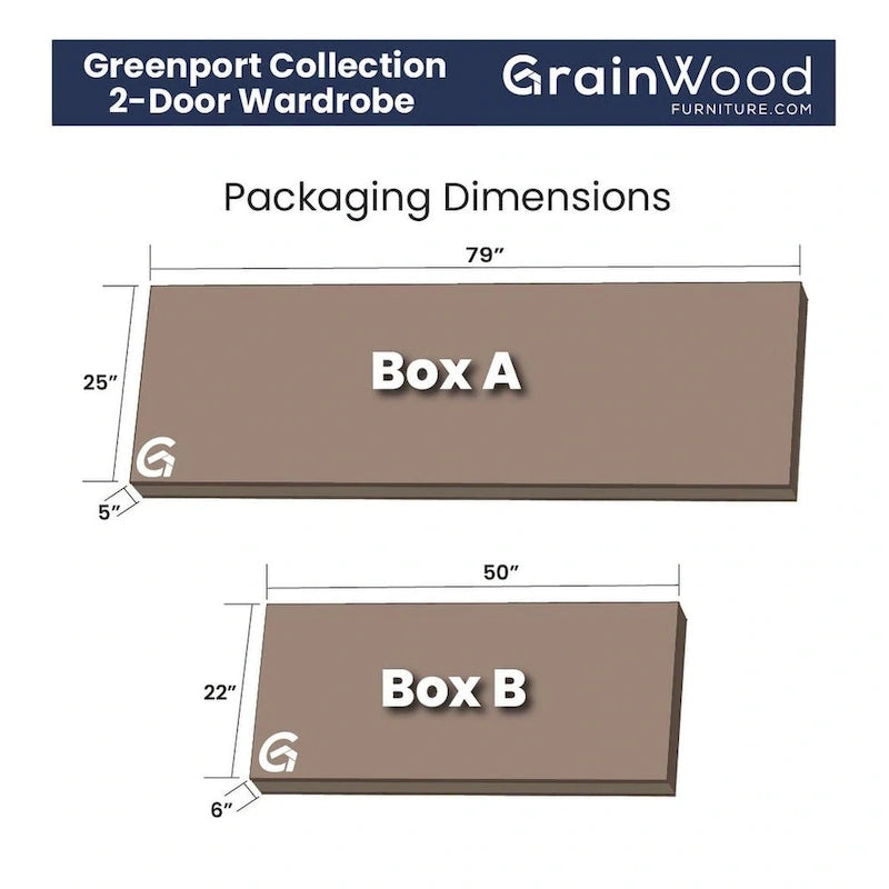 Grain Wood Furniture Greenport 2-door Armoire