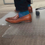 D&W PVC Studded Office Chair Mat for Standard Carpet Pile