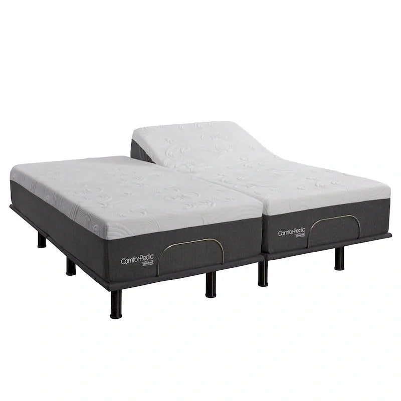 ComforPedic from BeautyRest 12-inch NRGel Mattress and Adjustable Bed Set