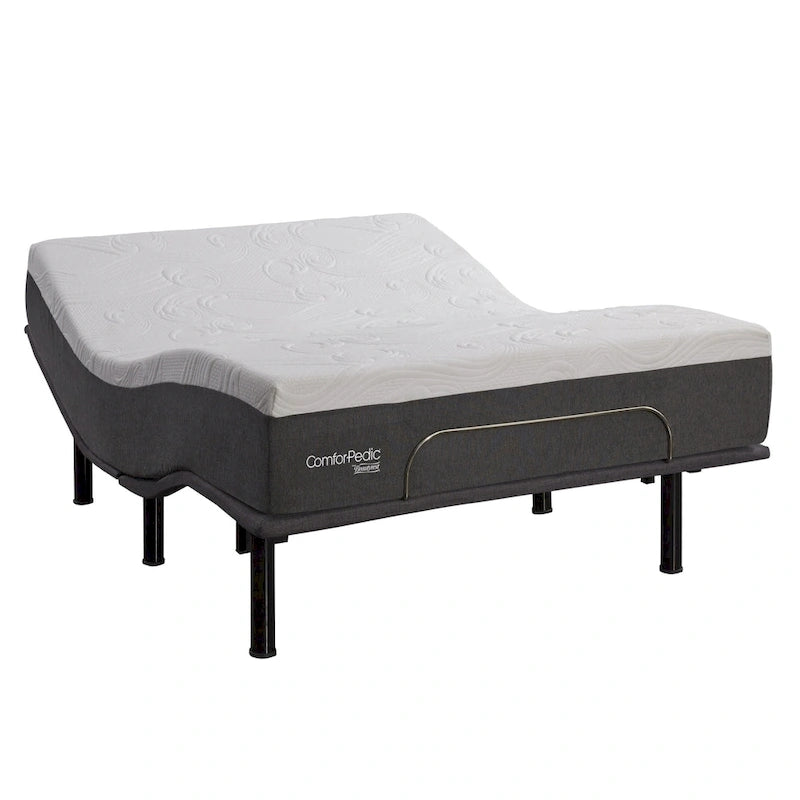 ComforPedic from BeautyRest 12-inch NRGel Mattress and Adjustable Bed Set