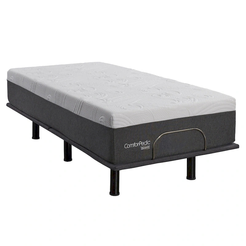ComforPedic from BeautyRest 12-inch NRGel Mattress and Adjustable Bed Set