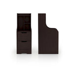 DH BASIC Contemporary 2-Drawer Nightstand with Shelf by Denhour