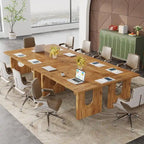 Modern Office Executive Desk, 70.9 Large Computer Desk Conference Table for Meeting