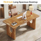 Modern Office Executive Desk, 70.9 Large Computer Desk Conference Table for Meeting