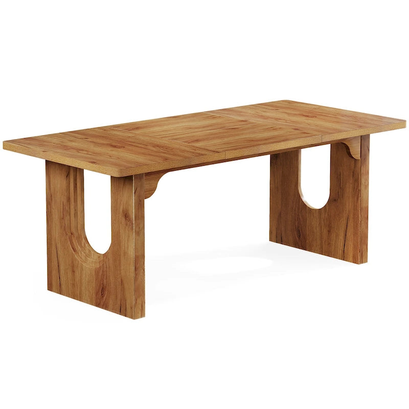 Modern Office Executive Desk, 70.9 Large Computer Desk Conference Table for Meeting