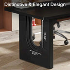 Modern Office Executive Desk, 70.9 Large Computer Desk Conference Table for Meeting