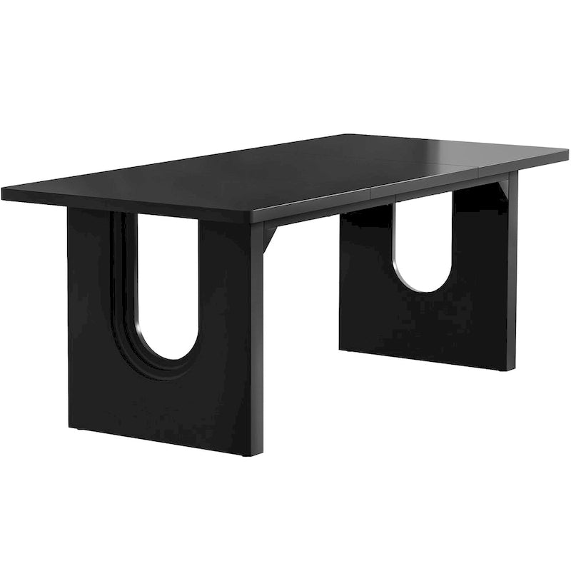 Modern Office Executive Desk, 70.9 Large Computer Desk Conference Table for Meeting