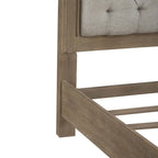 Magnolia Manor Upholstered Bed, Dresser and Mirror, and Nightstand Set