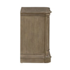 Magnolia Manor Upholstered Bed, Dresser and Mirror, and Nightstand Set