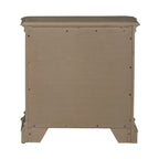Magnolia Manor Upholstered Bed, Dresser and Mirror, and Nightstand Set