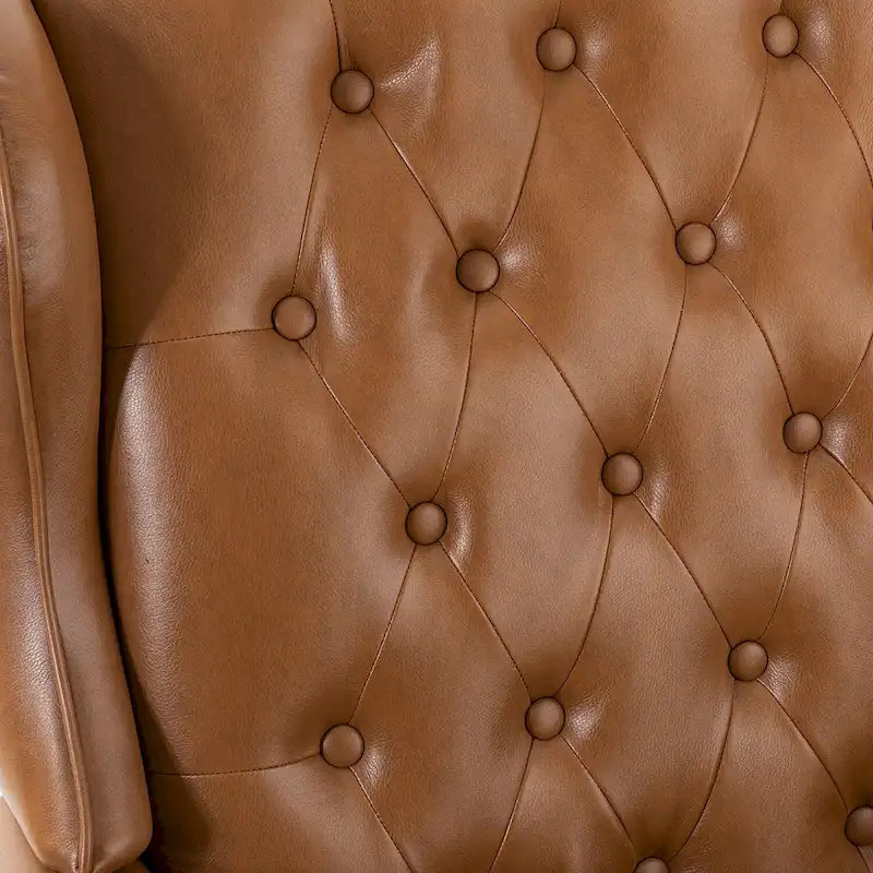 Maximiliano Modern Swivel Executive Chair with Tufted Back by HULALA HOME