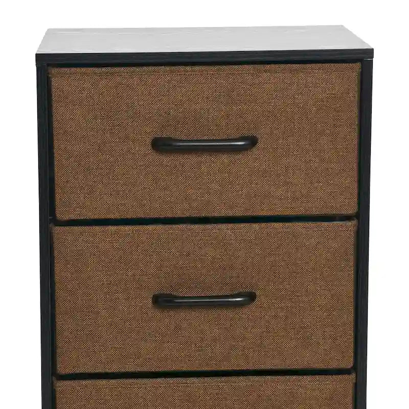 Household Essentials Dresser Tower Chest with 4 Storage Drawers