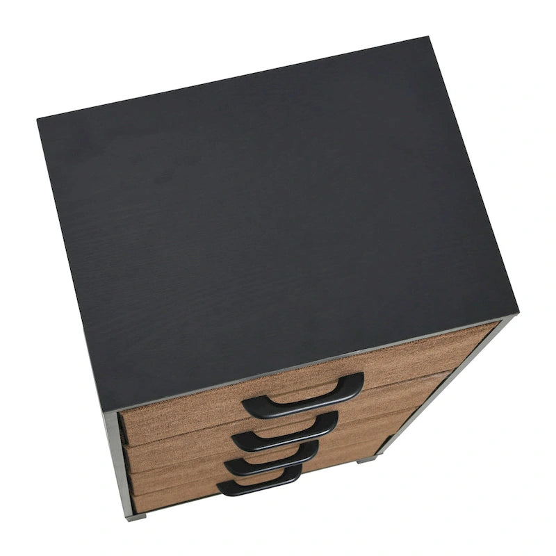 Household Essentials Dresser Tower Chest with 4 Storage Drawers
