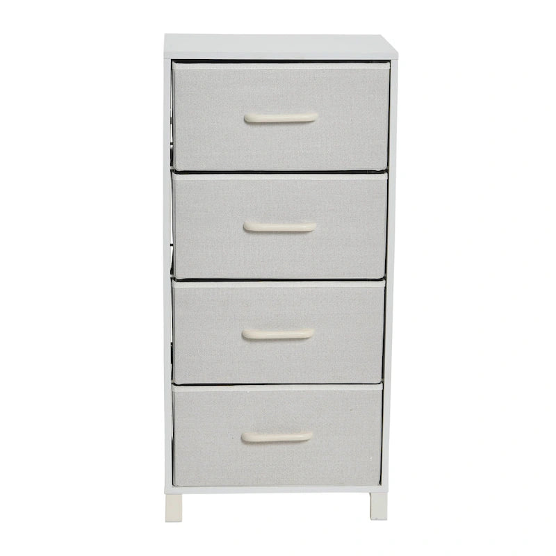 Household Essentials Dresser Tower Chest with 4 Storage Drawers