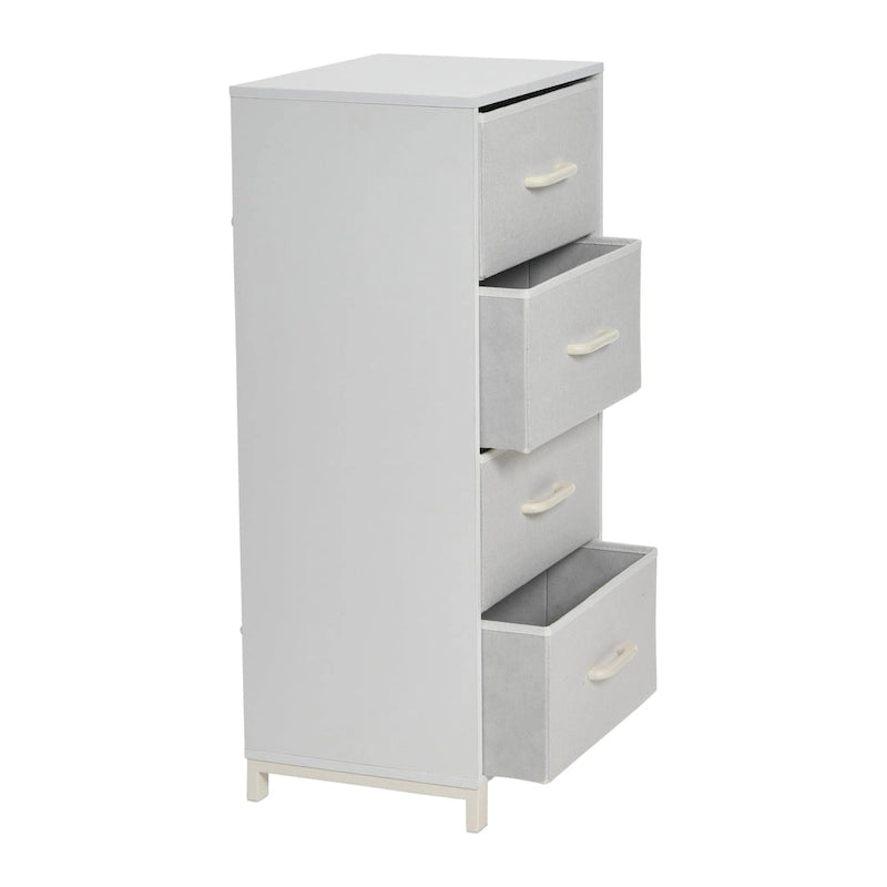 Household Essentials Dresser Tower Chest with 4 Storage Drawers