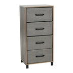 Household Essentials Dresser Tower Chest with 4 Storage Drawers