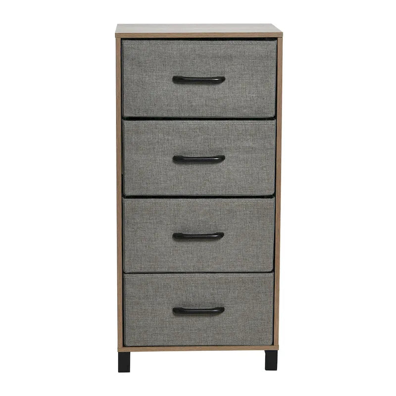 Household Essentials Dresser Tower Chest with 4 Storage Drawers