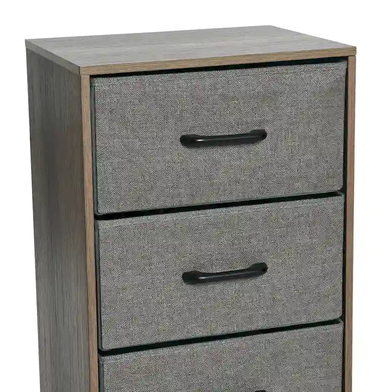 Household Essentials Dresser Tower Chest with 4 Storage Drawers