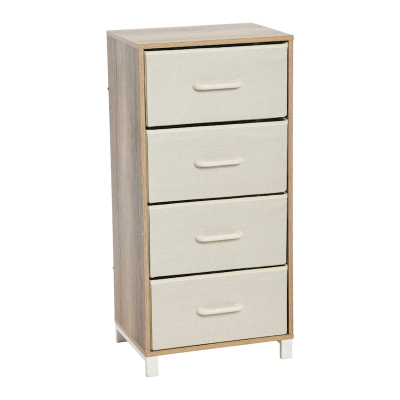 Household Essentials Dresser Tower Chest with 4 Storage Drawers