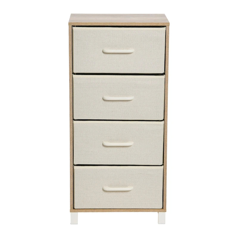 Household Essentials Dresser Tower Chest with 4 Storage Drawers