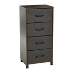 Household Essentials Dresser Tower Chest with 4 Storage Drawers